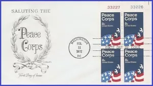 USA3 #1447 U/A ARTMASTER FDC PB4 Peace Corps - Picture 1 of 1