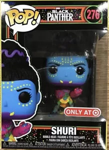 Funko Pop! Marvel Black Panther SHURI Blacklight #276 Target Exclusive 2022 New - Picture 1 of 3