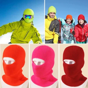 1 Hole Full Face Ski Mask Winter Cap Balaclava Hood Beanie Hats Military Sport ⁿ - Picture 1 of 25