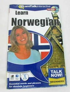 Eurotalk Talk Now Learn Norwegian for PC, Mac - Brand New - Picture 1 of 3