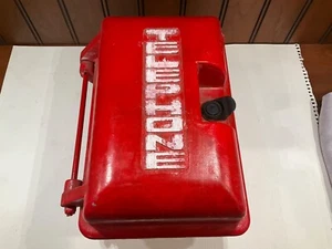 Vintage Allen Telephone Cast Aluminum Industrial Emergency Call Box Red - Picture 1 of 11
