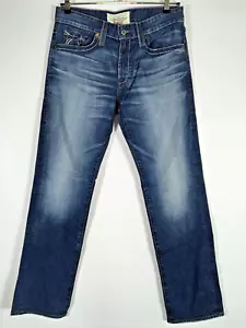 Neu mit Etikett Big Star Venture Vintage Collection Jeans gerades Bein dunkle Waschung 32 x 34 P63 - Bild 1 von 8