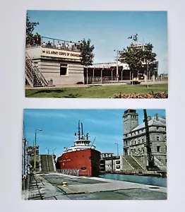 Postkarte Michigan Great Lakes Schiffe US Army Corps of Engineers Lot - Bild 1 von 4