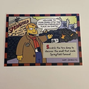 1994 Skybox The Simpsons Series II Smell O Rama Top Tourist Attractions Card #2 - Picture 1 of 2