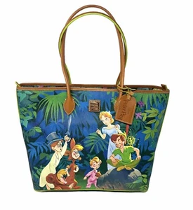 Disney Parks Dooney & Bourke 2022 Peter Pan Wendy Tinkerbell Tote Purse Bag NEW - Picture 1 of 6