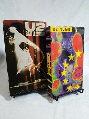 U2 Concerts & Music Videos 2 VHS Deal- Numb, Rattle & Hum + 9 Songs Not On Album - Image 1 of 2