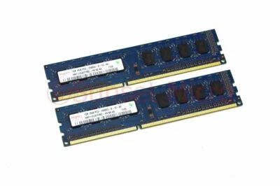 Hynix HMT112U6TFR8C  Desktop Memory 1Rx8 Non-ECC (2x1GB) 2GB PC3-10600 240-PIN - Image 1 of 3