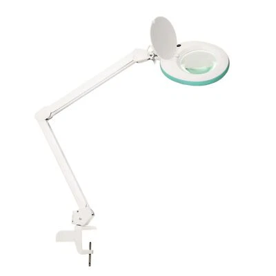 Lumeno 7213/15/18GR Lupenleuchte Arbeitsplatzlampe 96 LEDs, farbiger Gummischutz - Bild 1 von 4