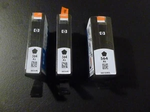 HP 564XL Negro - 3 cartuchos nuevos - ¡3x más páginas en cada cartucho!! - Imagen 1 de 2