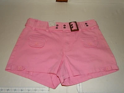 Route 66 Girl's Pink Shorts New Size 12 Belt - Image 1 of 4