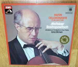 HAYDN CELLOKONZERTE NR.1 und NR.2 Mstislaw Rostropowitsch LP QUADRO EMI Germ. NM - Bild 1 von 3