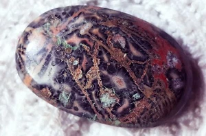 Piedra preciosa suelta 100 % natural certificada jaspe leopardo 14,85 quilates con regalo gratis - Imagen 1 de 4