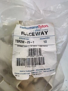 Hellermann Tyton TSR2W-29-1, External Cover, 1" Bend Radius, White - Picture 1 of 4