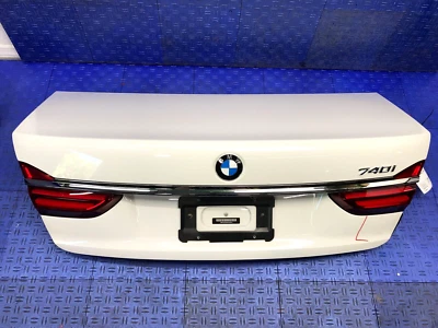 2016 - 2019 BMW 740I G12 REAR TRUNK DECK LID ALPINE WHITE 300 OEM Foto 1 de 4