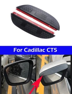 Tira decorativa ceja lluvia espejo retrovisor 2 coches para Cadillac CT5 2020--2025 - Imagen 1 de 8