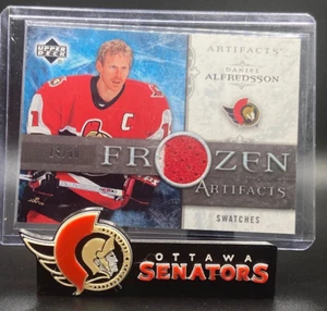 2006-07 UD Frozen Artifacts 2 Color Silver Jersey Daniel Alfredsson 14/50 - Bild 1 von 3