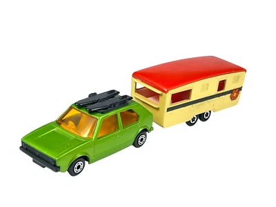 Matchbox Superfast TP-4 Holiday Set VW Golf & Trailer Caravan Twin Pack - Image 1 of 4