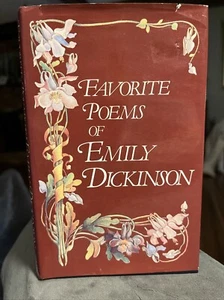 Favorite Poems Of Emily Dickinson Vintage 1978 Hardcover Small Book - Picture 1 of 7