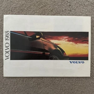 Volvo Range 1987-88 UK Market Smaller Format Brochure 340 360 480 240 740 760 - Picture 1 of 5