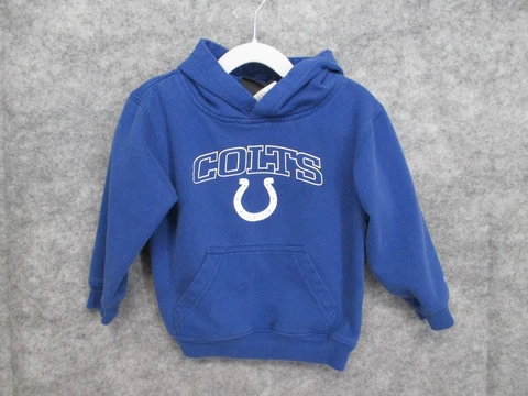 Indianapolis Colts Boys Sweater 3T Sweatshirt Fleece Football NFL Team Apparel Cover