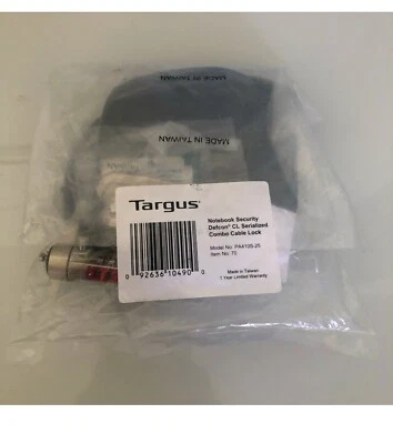 TARGUS SCL SERIES LAPTOP COMBINATION LOCK - NEW - Image 1 of 4