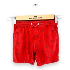 Bous Red Digger Print 100% Cotton Summer Shorts Age 2-3 months - Picture 1 of 2