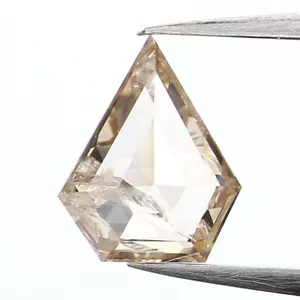 Diamante naturale 0,69 CT forma scudo sciolto 5,20 mm colore marrone diamante LQ4975 - Foto 1 di 10