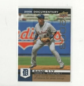 2008 Upper Deck Documentary Gold Miguel Cabrera Parallel #3482 RARE!! 3000 HITS! - Picture 1 of 1