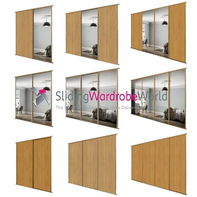 OAK & Mirror 'Classic' Sliding Wardrobe Door Kits including tracks (All sizes)  - Image 1 of 4
