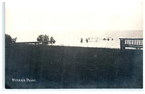 Postal RPPC Oswego NY Nueva York México Point Natación Años 1904-1920 - Imagen 1 de 4