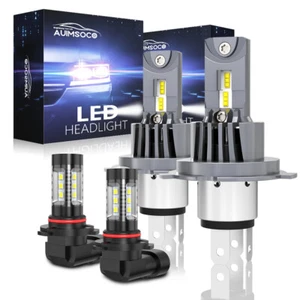 For Toyota Tacoma 2001-2015 Combo LED Headlight High/Low + Fog Light Bulbs 6500K - Bild 1 von 16