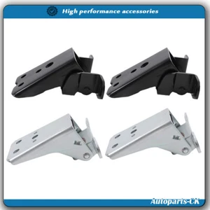 Door Hinge Front Black Steel For Ford F150 F250 F350 1980-1997 Replacement 4Pcs - Imagen 1 de 18