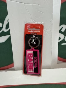 Laughter revolution fun fob 100% Babe keychain. Pink, white, Black. New. E2 - Picture 1 of 2