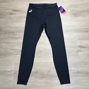 Asics Circuit 2 Tight Yoga Pants Leggings Black Womens Size Medium NWT - Picture 1 of 2