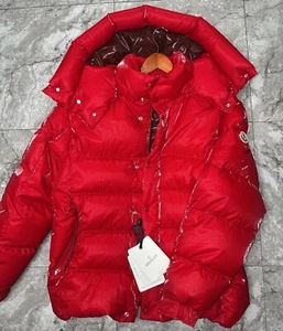 Rare Limited Moncler Verdon Jacket Sz.3 Men's RED Hooded Bnwt - Picture 1 of 12