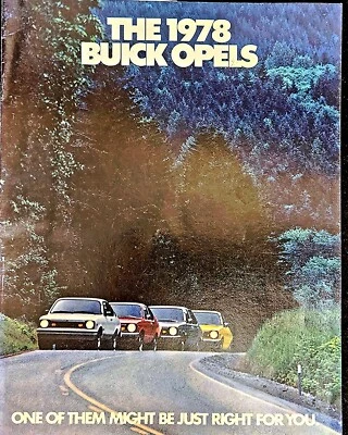 Opel 1978 12 páginas original folleto de venta de autos excelente sin circular Foto 1 de 4