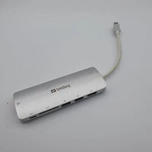 Station d'accueil USB Type-C Sandberg - Adaptateur carte SDMI, USB, USB-C, - Photo 1/3