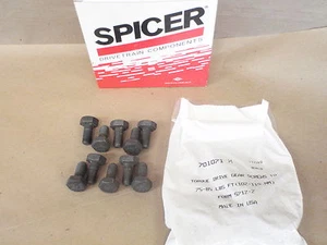 RING GEAR BOLT KIT OEM SPICER DANA 30 GRADE 8 PN 41221 JEEP CJ YJ TJ XJ WJ JK - Picture 1 of 4