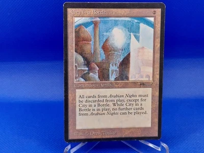 City in a Bottle (1 of 3) 1x ARN MTG Arabian Nights Rare Vintage NM/MP artifact - Image 1 of 2