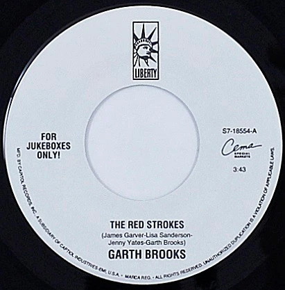 Garth Brooks - The Red Strokes (7" Single) - Image 1 of 1