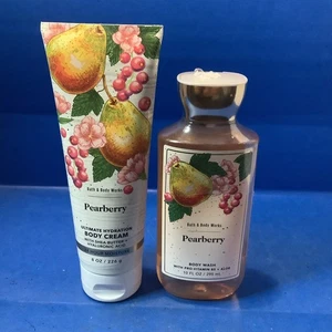 Bath and Body Works Set 2 Pearberry Duschgel 10oz & Pearberry Körpercreme 8oz - Bild 1 von 3