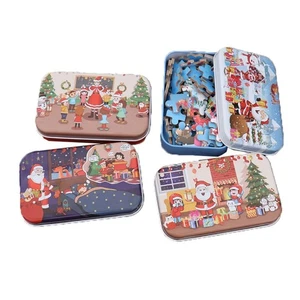 Casa di Natale Natale Puzzle 3D Fai da Te Bambini Modello Giocattolo Asilo - Foto 1 di 13