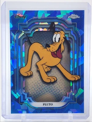 PLUTO 2024 TOPPS CHROME DISNEY SAPPHIRE REFRACTOR #5 Q5965 - Image 1 of 2