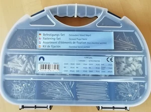 Befestigungs-Set mit Schrauben, Dübel und Nägel - Bild 1 von 1