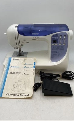 Brother NX-200 Computergesteuerte Elektrische Haushaltsnähmaschine mit Pedal - Bild 1 von 4