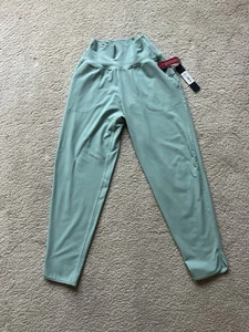 Jogger de tiro alto CARBON 38 para mujer en verde granito fundido XS EE. UU. NUEVO - Imagen 1 de 6