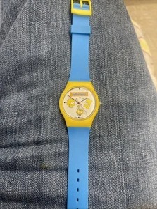 Men's Vintage Simpsons Butterfinger Quartz Watch. Absolutely Mint! - Picture 1 of 6