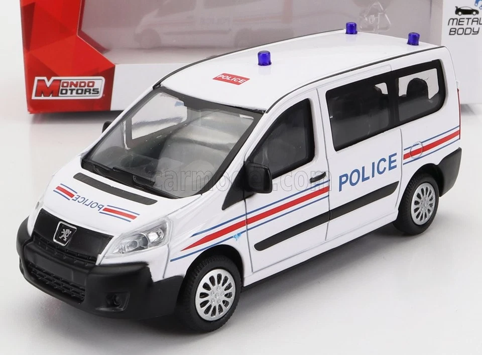 1/43 MONDOMOTORS - PEUGEOT - EXPERT MINIBUS POLICE 2007 MM53133 - Immagine 1 di 1