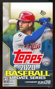 2020 TOPPS UPDATE SERIES BASEBALL SEALED 24 PACK HOBBY BOX LOT from case - Picture 1 of 1