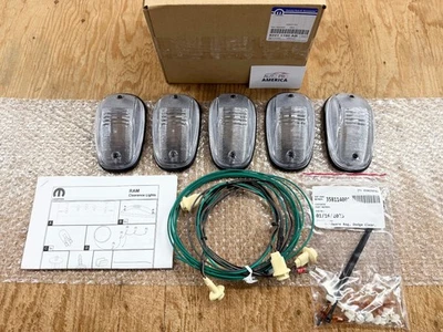 Roof Mounted Cab Running Lights Clear for 2009-2018 Ram 1500 2500 3500 OEM MOPAR - Image 1 of 4
